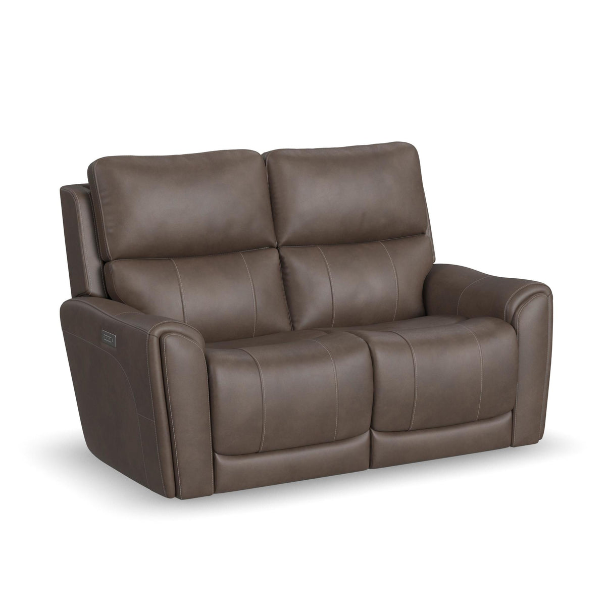 Carter Fabric Power Reclining Loveseat with Power Headrests & Lumbar