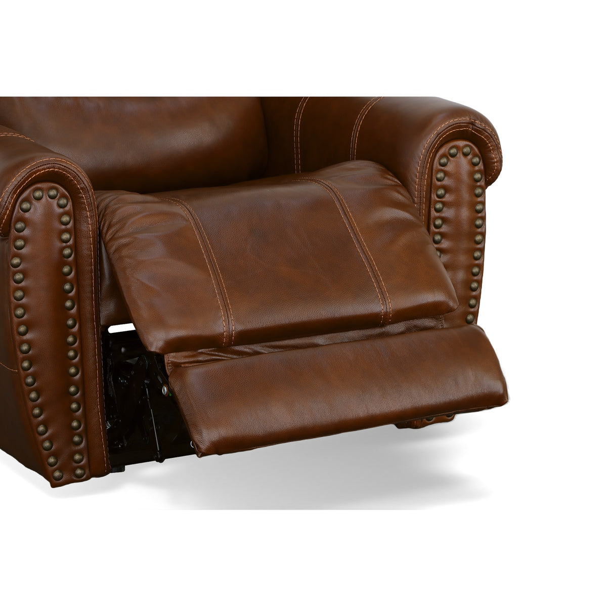 Oscar Leather Power Recliner with Power Headrest