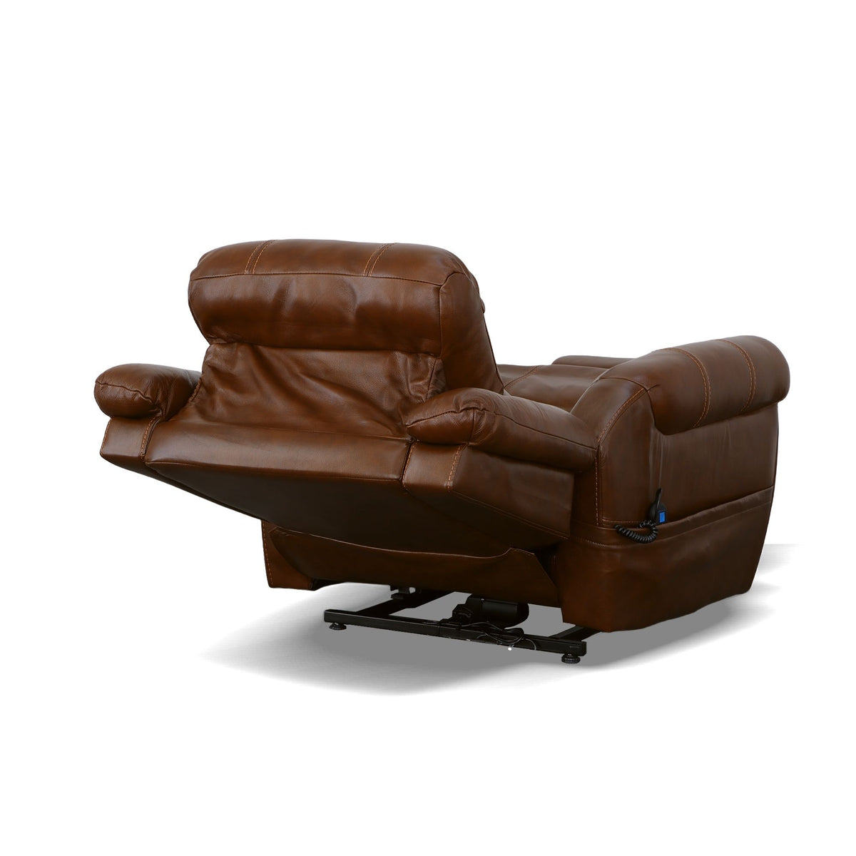 Oscar Leather Power Lift Recliner with Right-Hand Control & Power Headrest