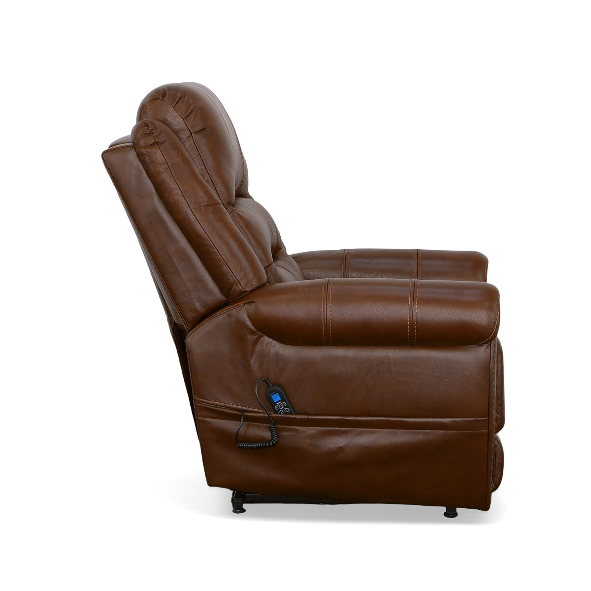 Oscar Leather Power Lift Recliner with Right-Hand Control & Power Headrest