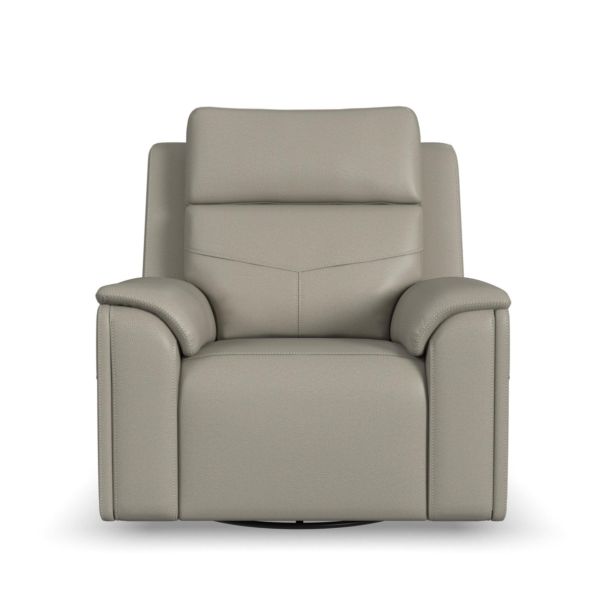 Vernon Fabric Power Swivel Gliding Recliner with Power Headrest, Lumbar, Heat & Massage