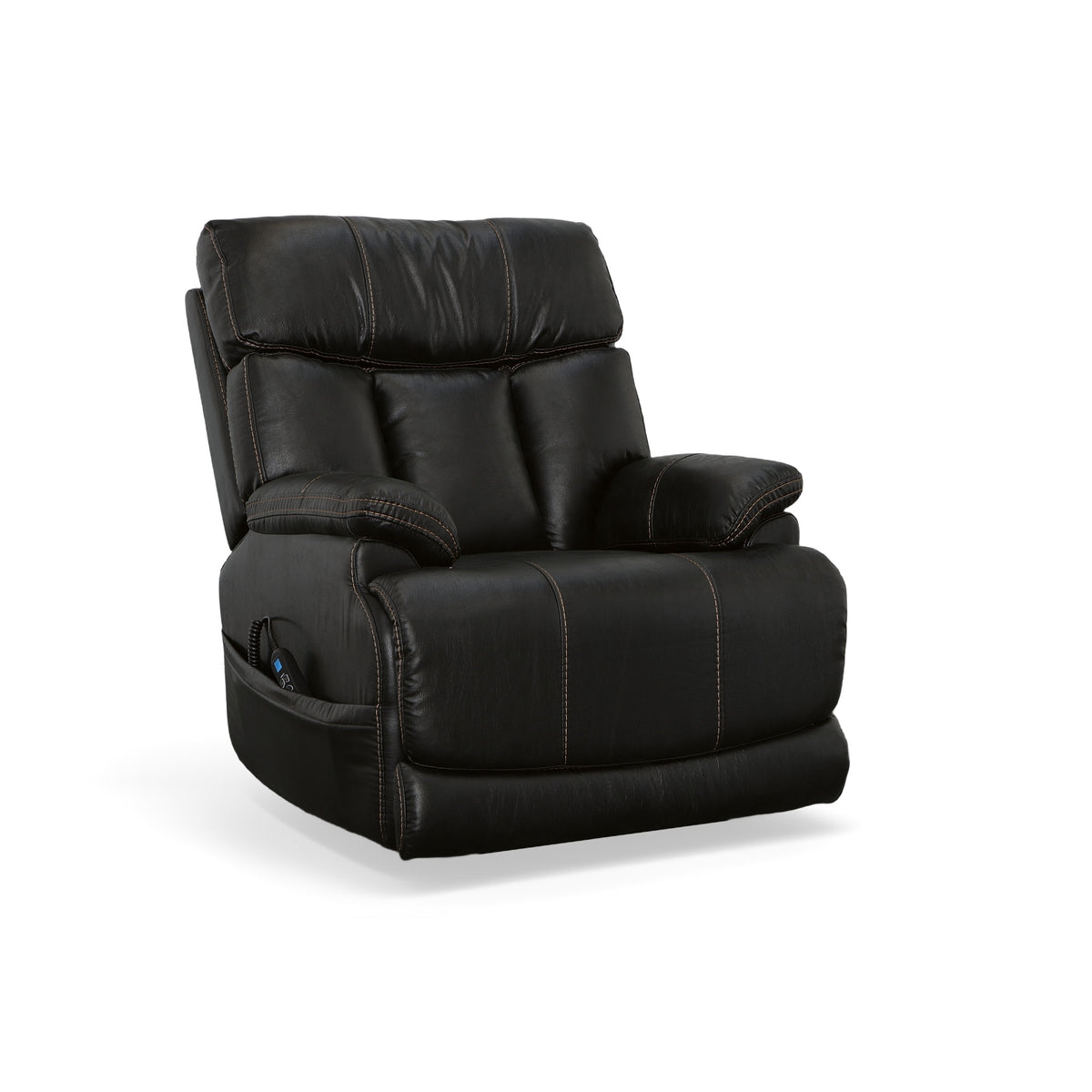 Clive Fabric Power Recliner with Power Headrest & Lumbar
