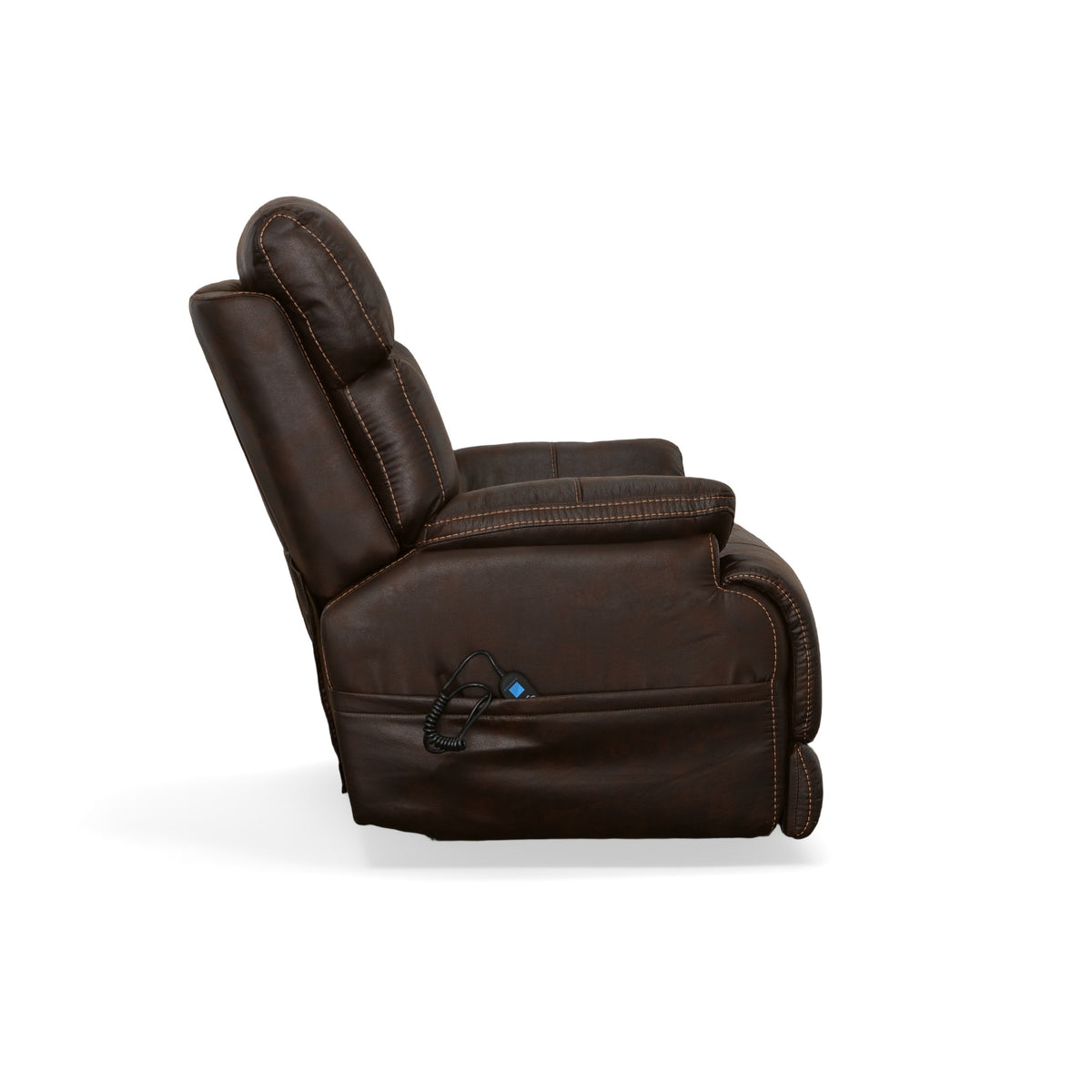 Clive Fabric Power Recliner with Power Headrest & Lumbar