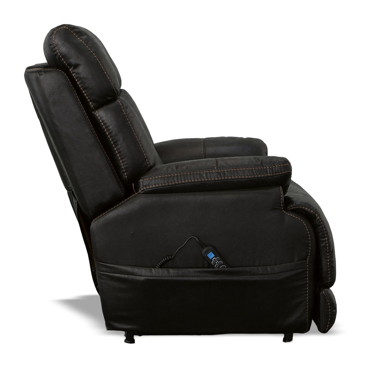 Clive Fabric Power Lift Recliner with Power Headrest & Lumbar