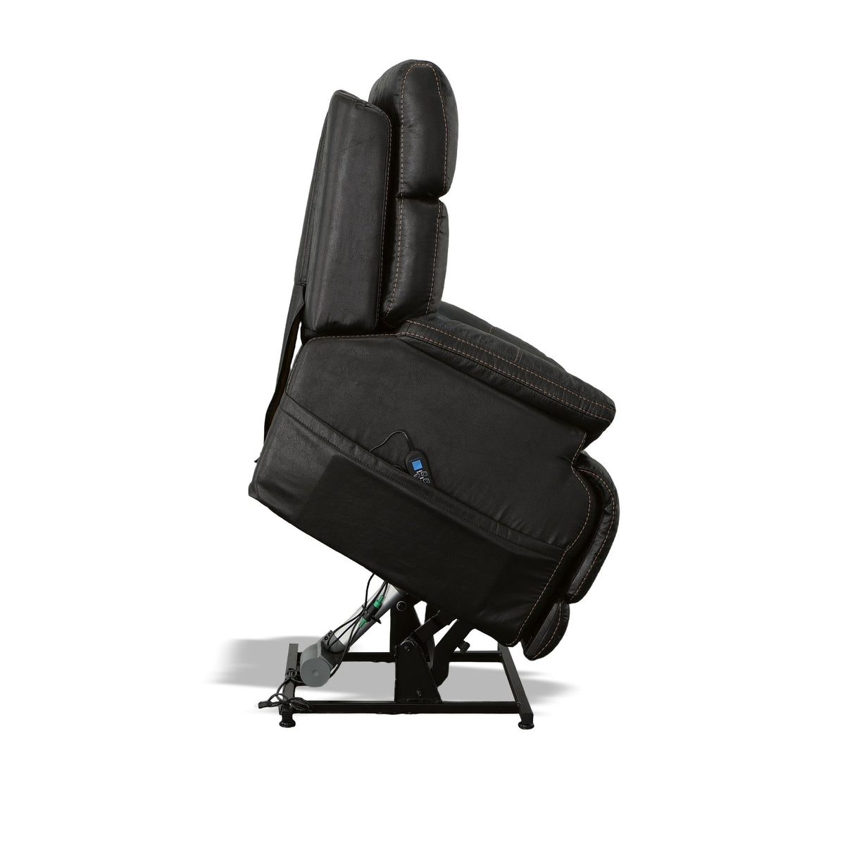Clive Fabric Power Lift Recliner with Power Headrest & Lumbar