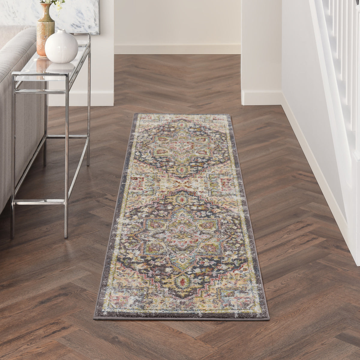 Soraya SOR04 Charcoal Multi Rug
