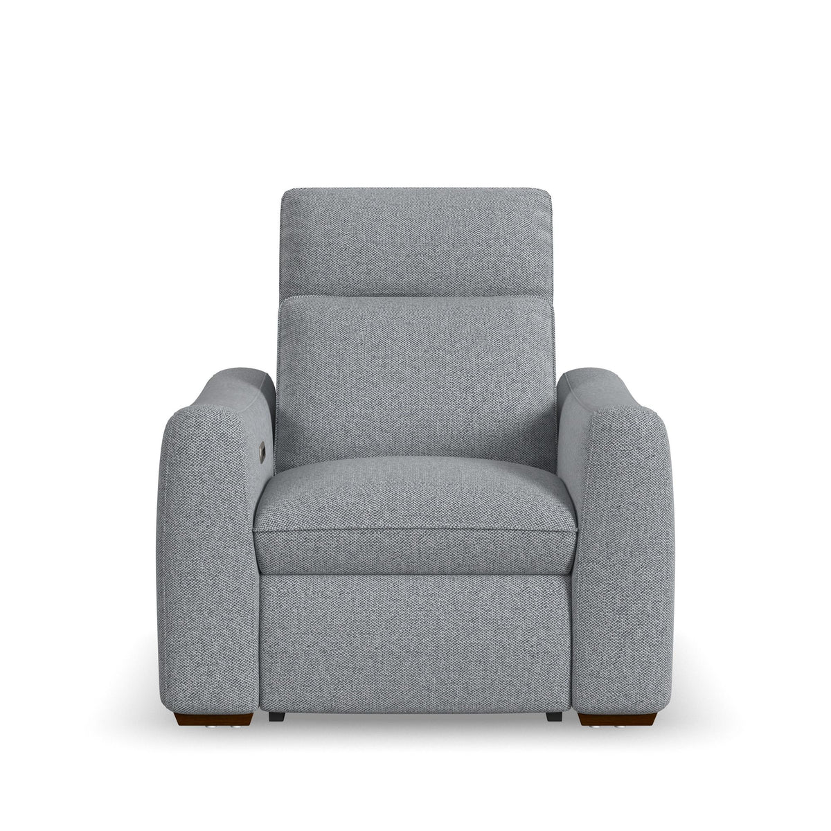 Ava Fabric Power Recliner with Power Headrest & Lumbar