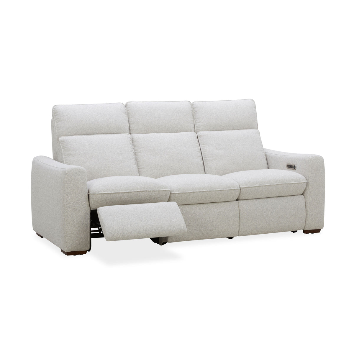 Ava Fabric Power Reclining Sofa with Power Headrest & Lumbar