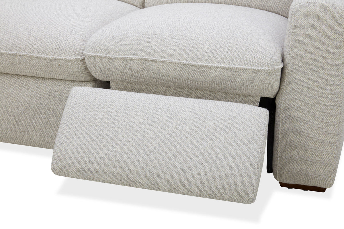 Ava Fabric Power Reclining Sofa with Power Headrest & Lumbar