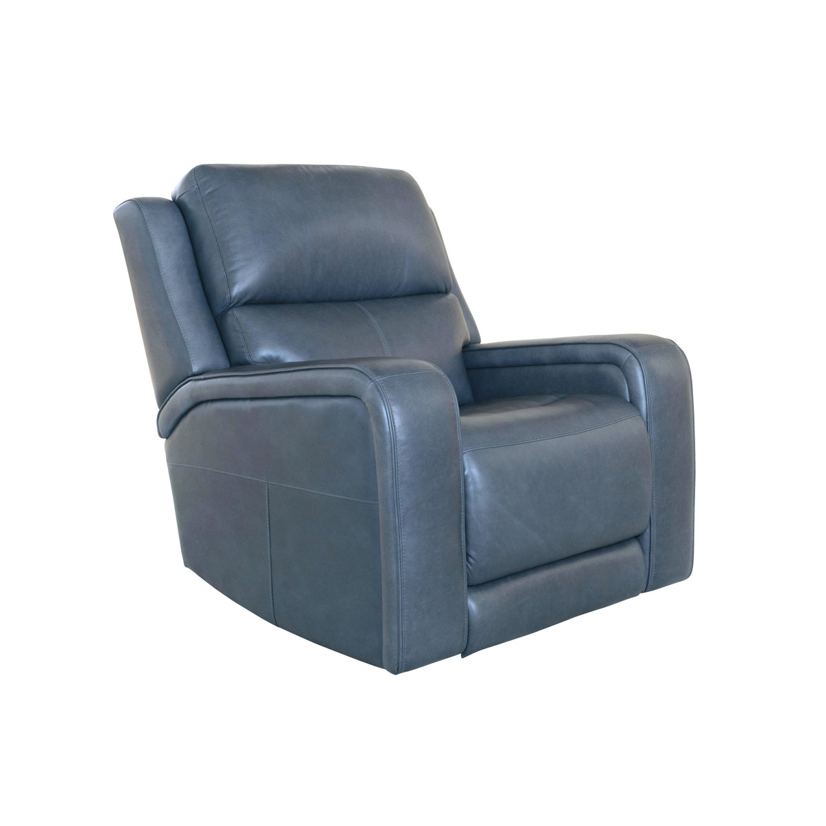 Oasis Leather Power Recliner with Power Headrest, Lumbar, Heat & Massage