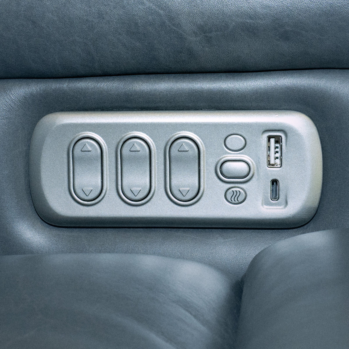 Oasis Leather Power Reclining Sofa with Power Headrests, Lumbar, Heat & Massage