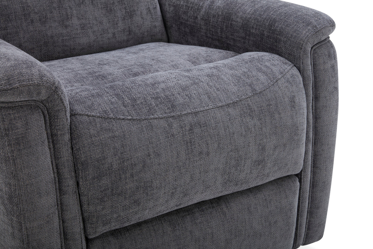 Luma Fabric Power Lift Recliner with Power Headrest, Lumbar, Heat & Massage