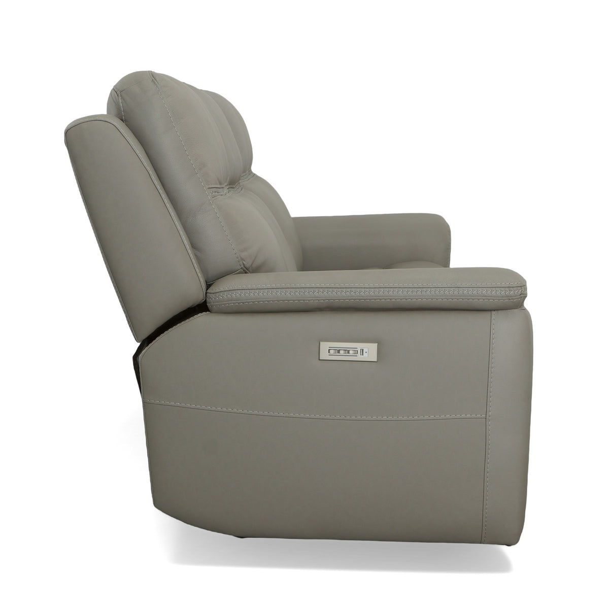 Sawyer Leather Power Reclining Sofa with Power Headrests & Lumbar