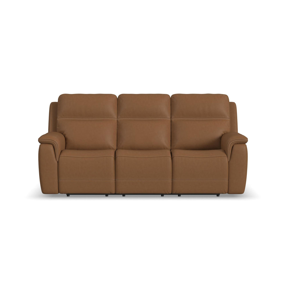 Sawyer Leather Power Reclining Sofa with Power Headrests & Lumbar