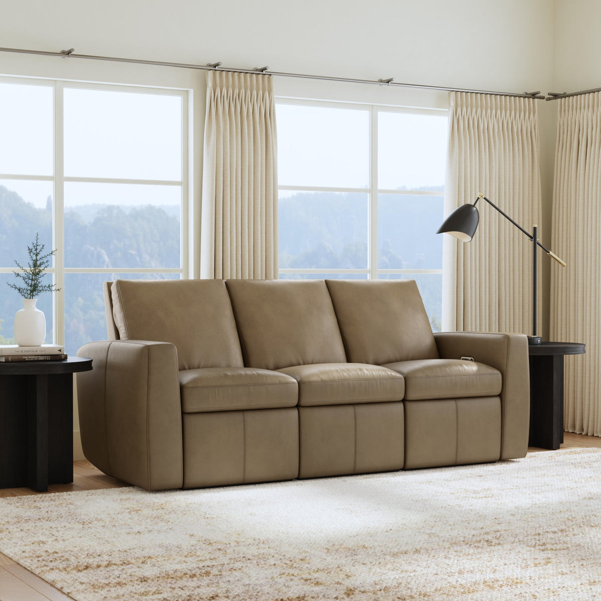 Aria Leather Power Reclining Sofa