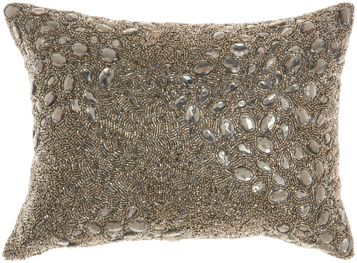 Sofia Z5000 Pewter 10" x 14" Throw Pillows
