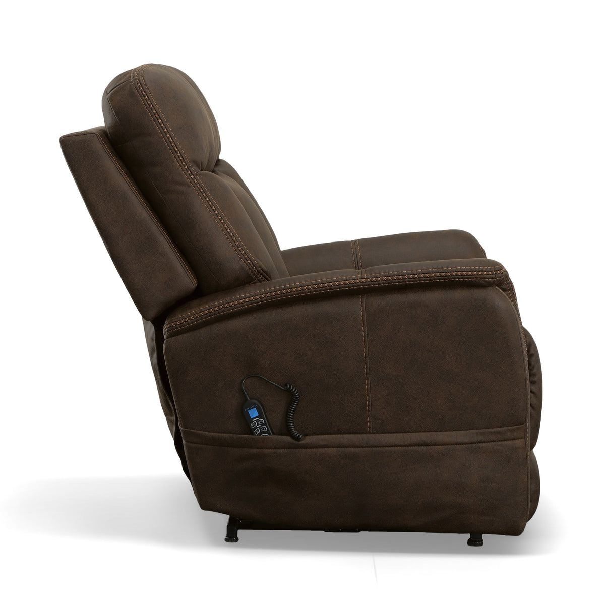 Atlas Fabric Power Lift Recliner with Power Headrest & Lumbar