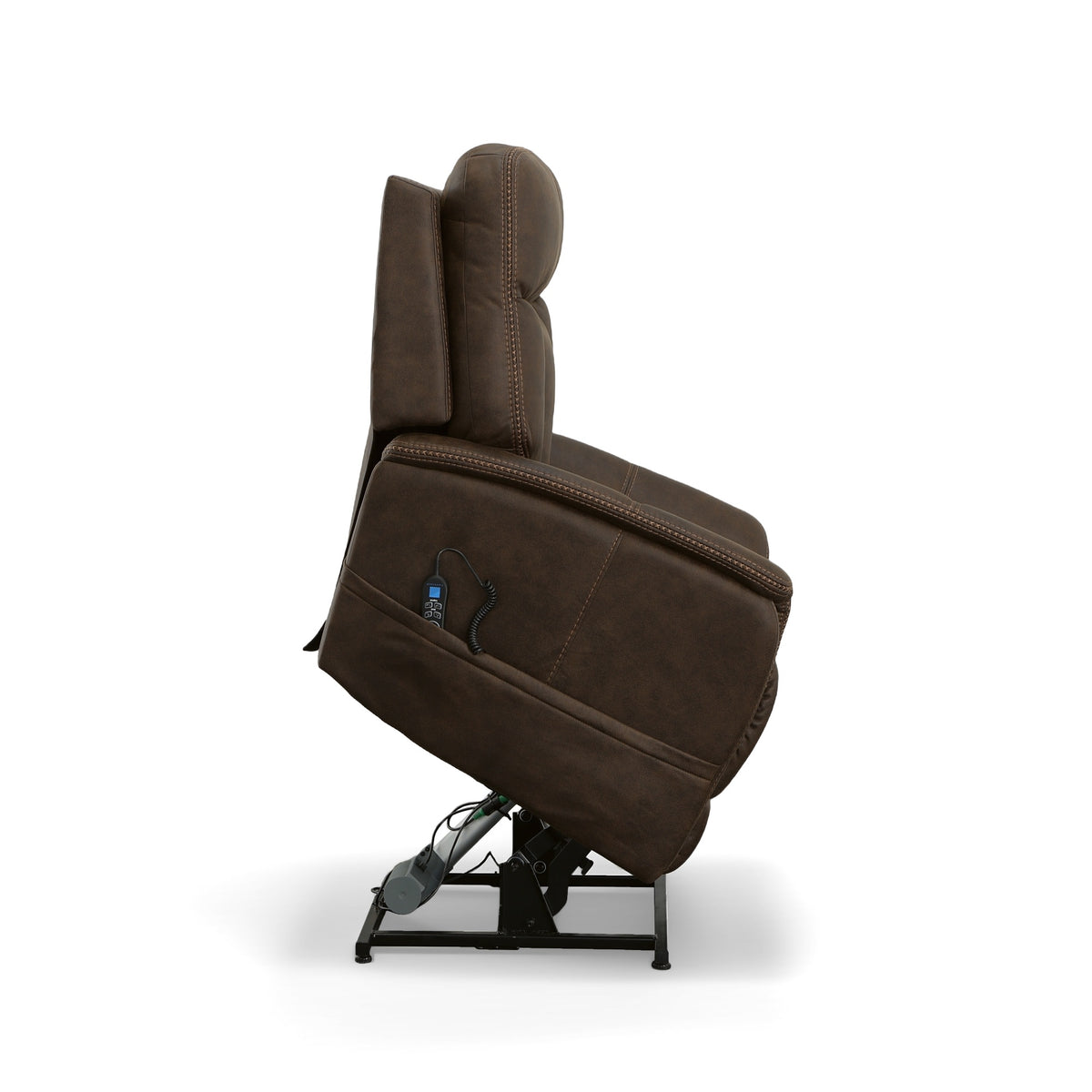 Atlas Fabric Power Lift Recliner with Power Headrest & Lumbar