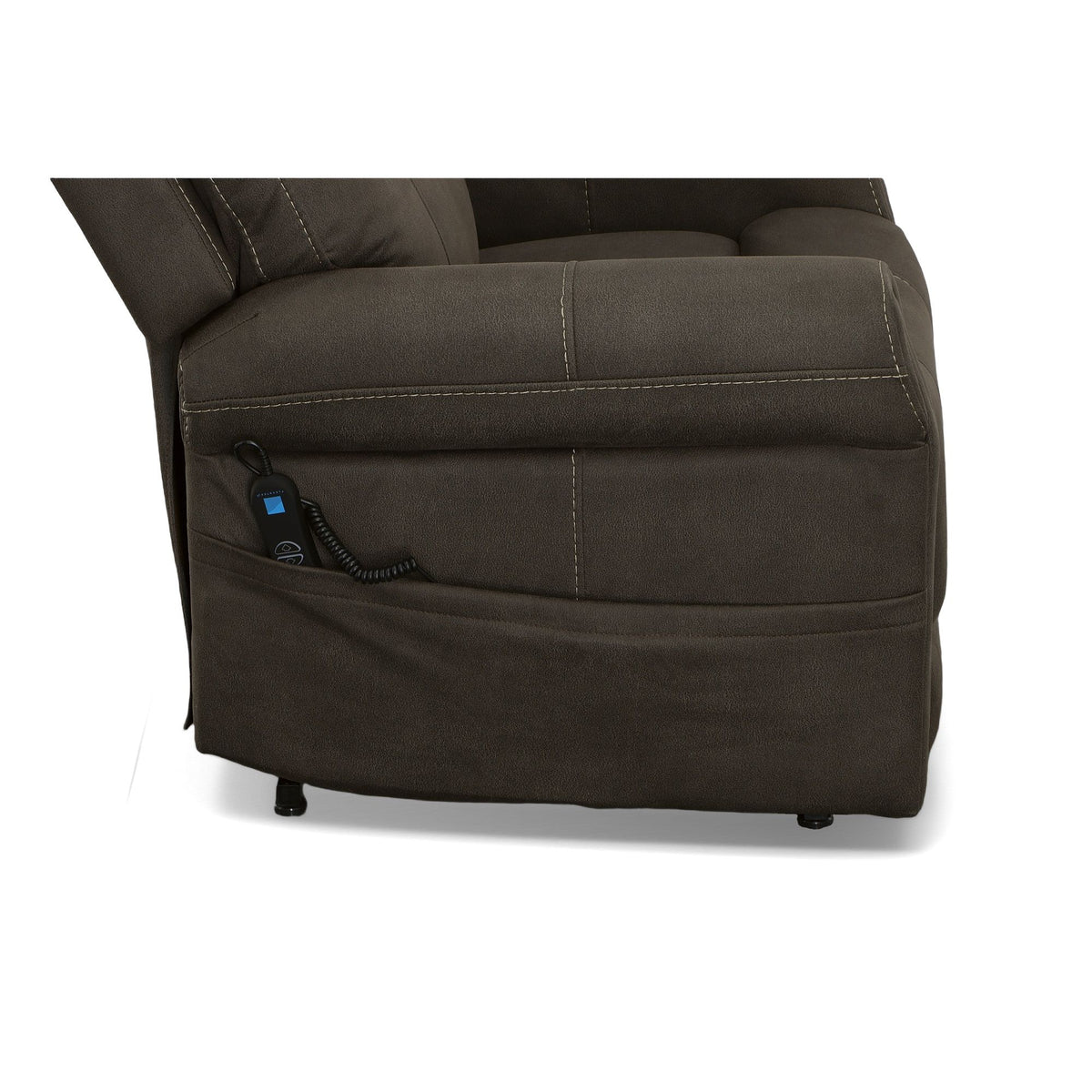Jenkins Fabric Power Lift Recliner with Right-Hand Control & Power Headrest