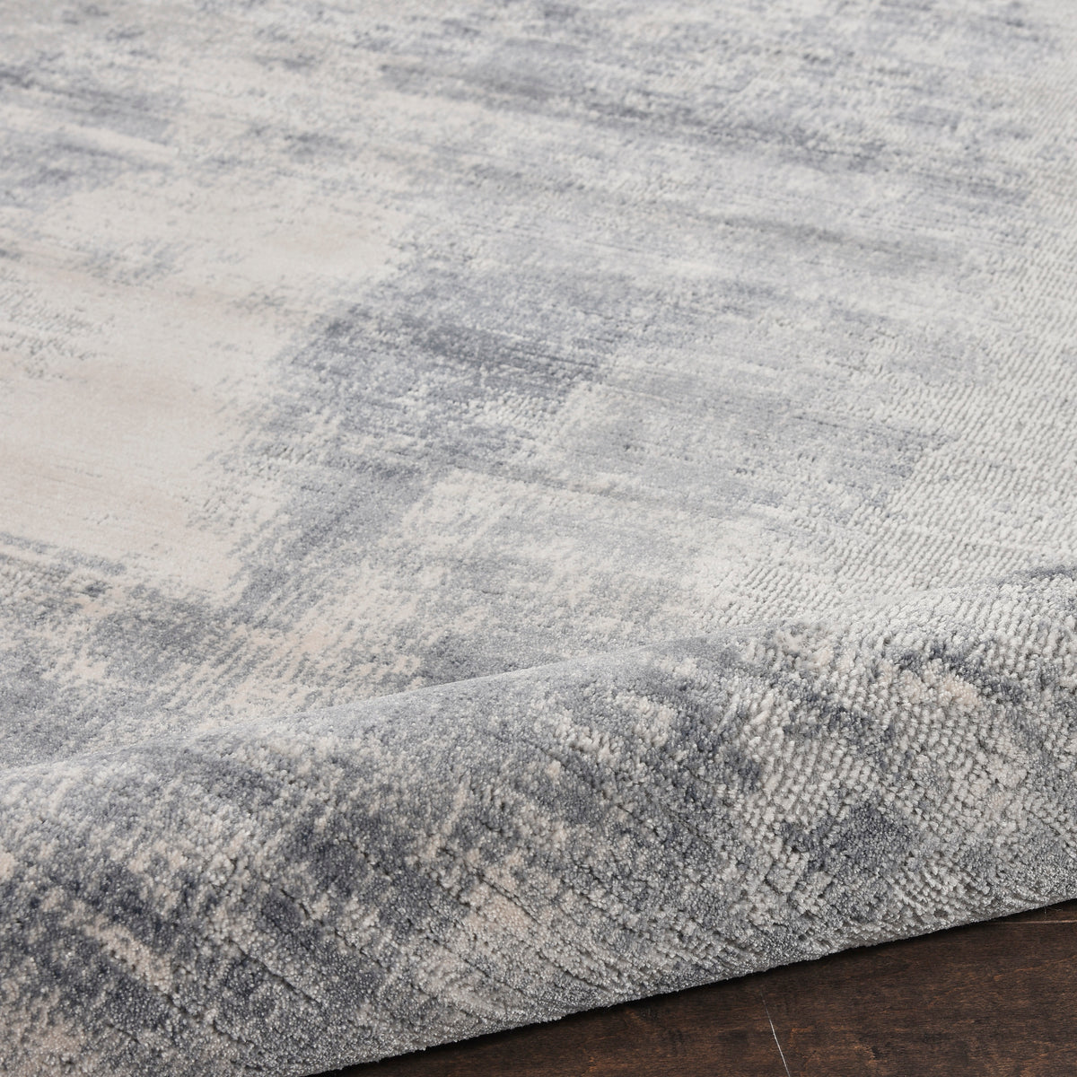 Rustic Textures RUS02 Blue Ivory Rug