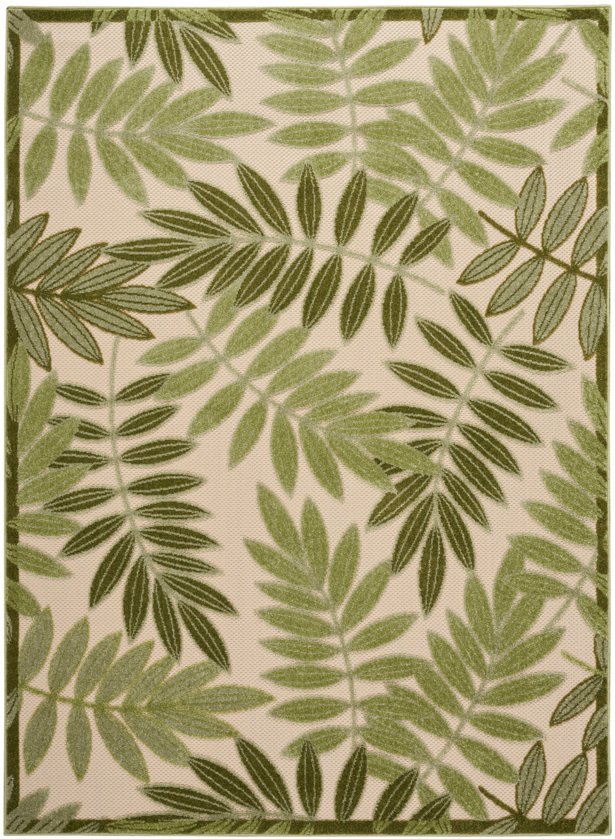 Aloha ALH18 Ivory Green Rug