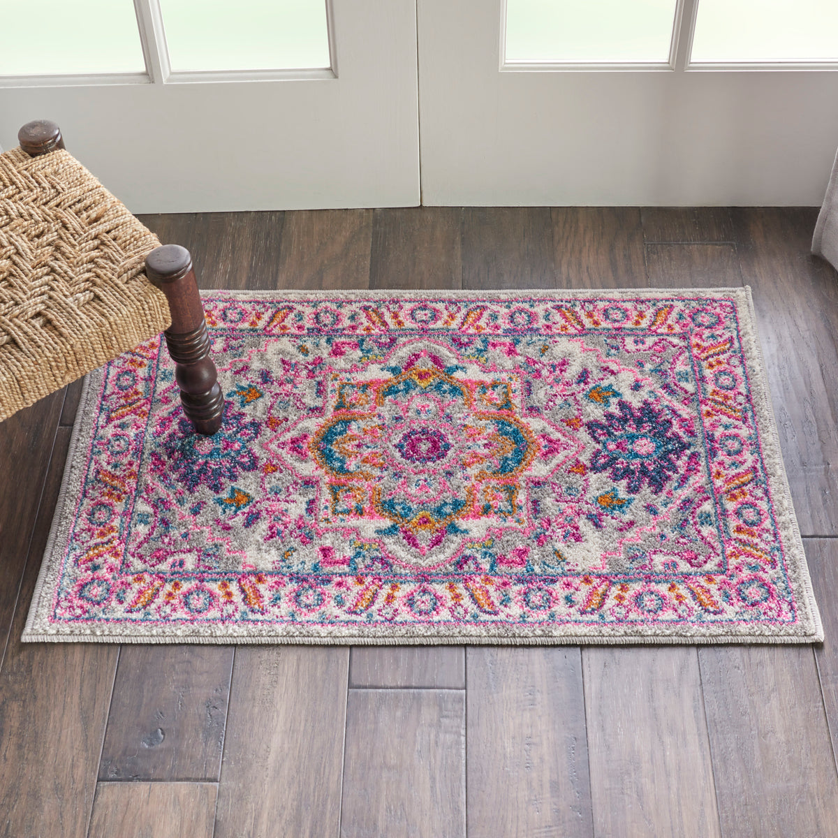 Passion PSN20 Light Grey Pink Rug