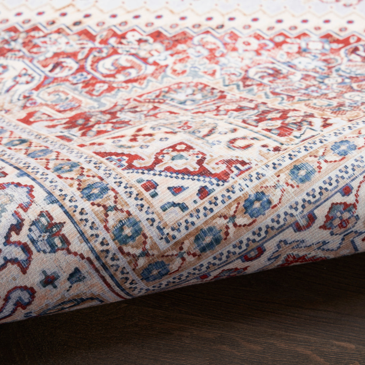 Vintage Home VNH01 Ivory Red Rug