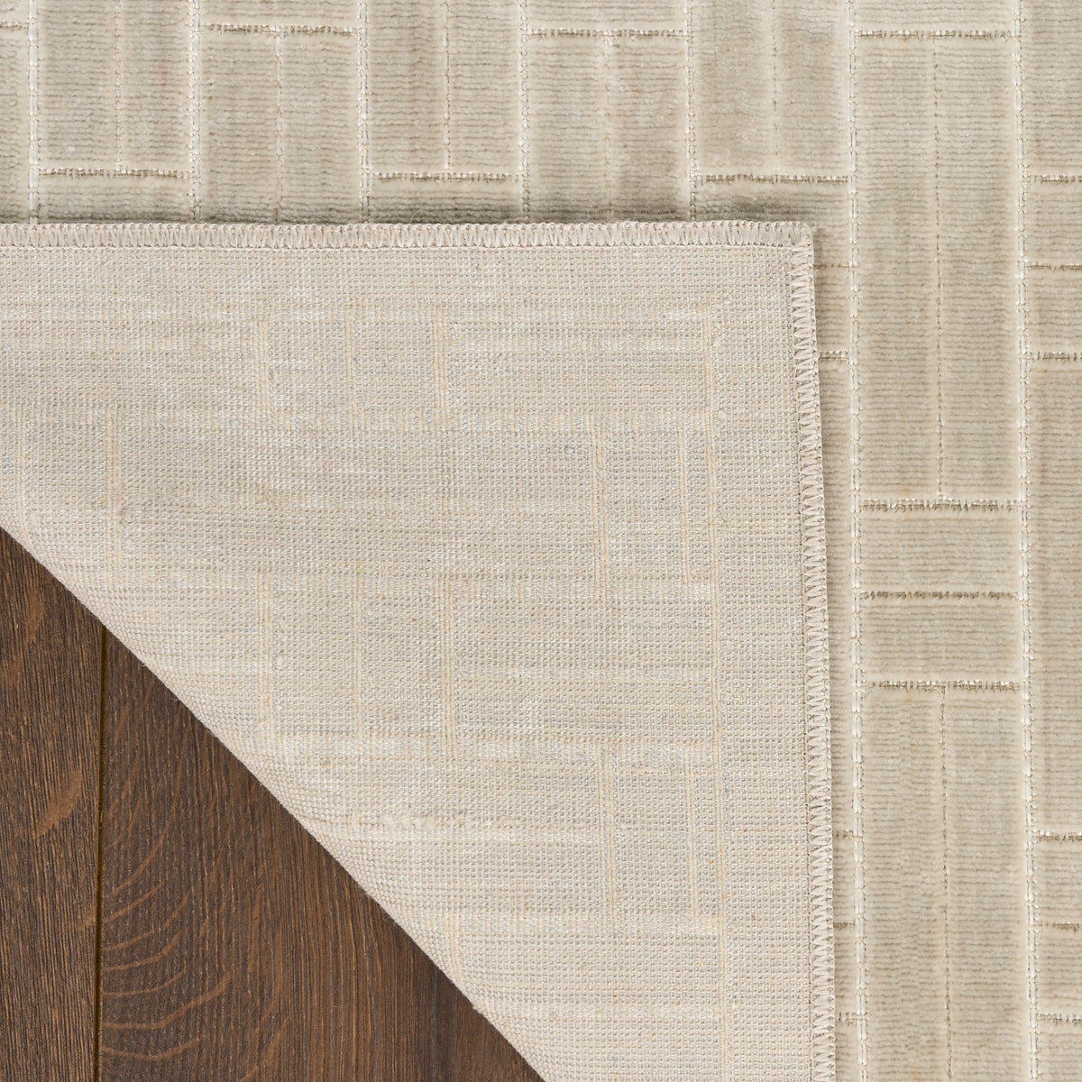 Washable Charm WCH02 Silver Ivory Rug
