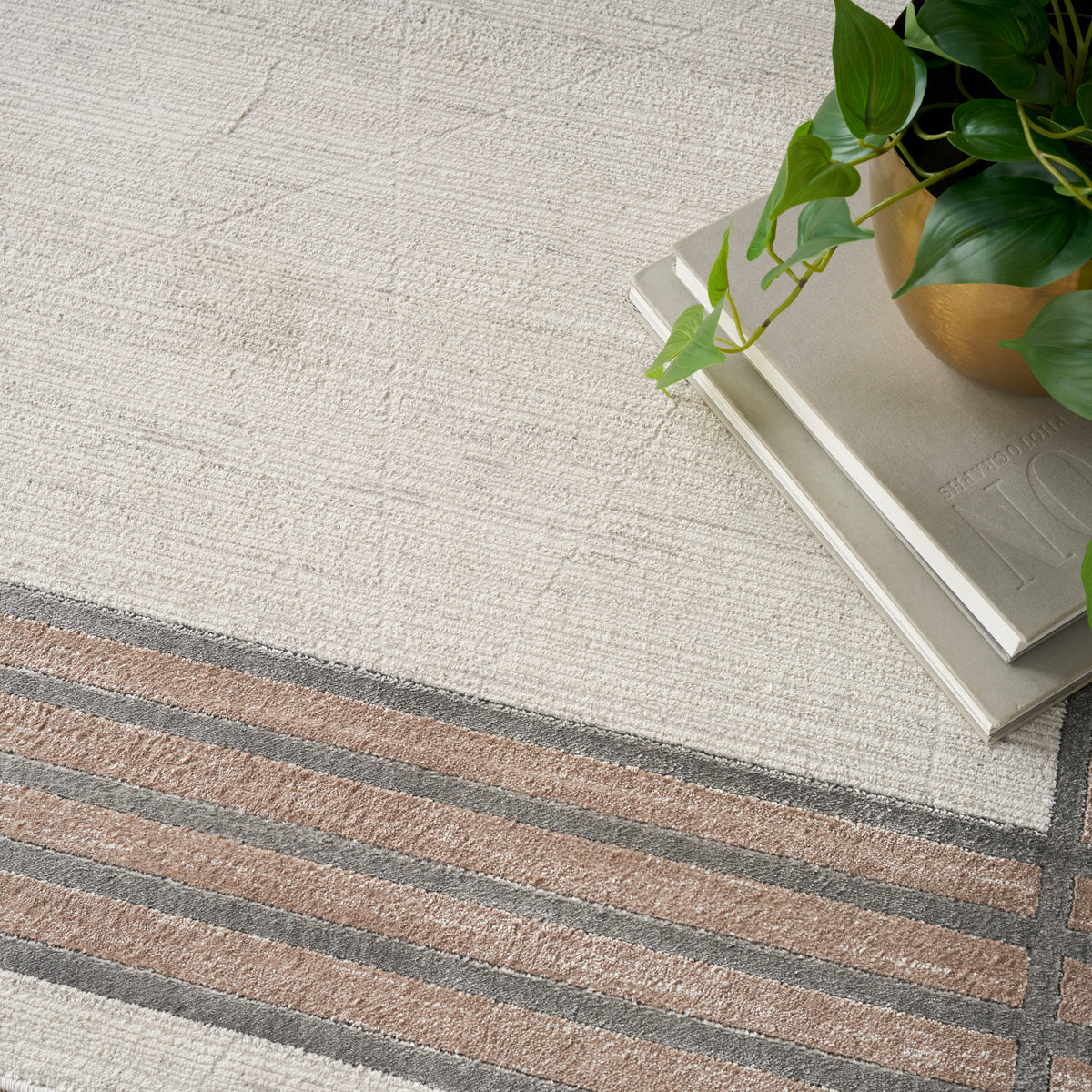 Desire DSR01 Ivory/Silver Rug