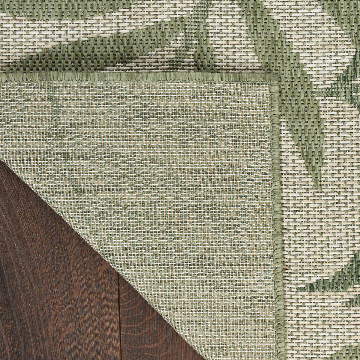 Garden Oasis GOA01 Ivory Green Rug