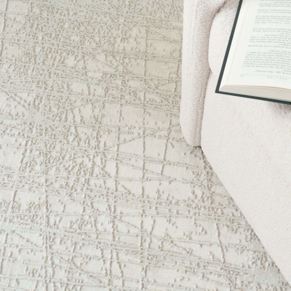 Home Texture HMT02 Ivory Grey Rug