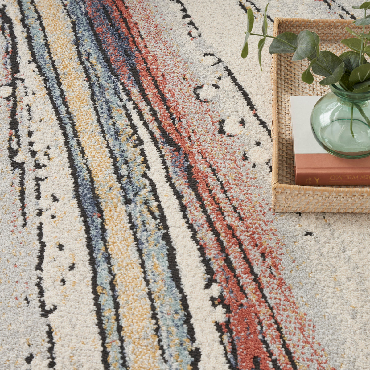 Motion MTT01 Ivory Multicolor Rug