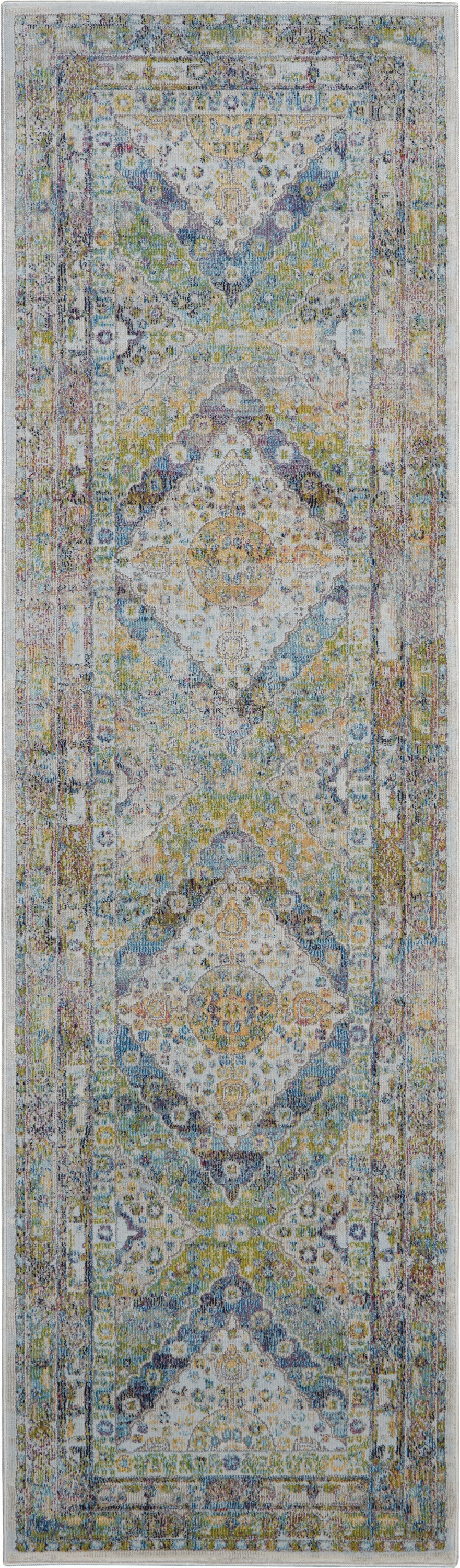Ankara Global ANR07 Blue Green Rug