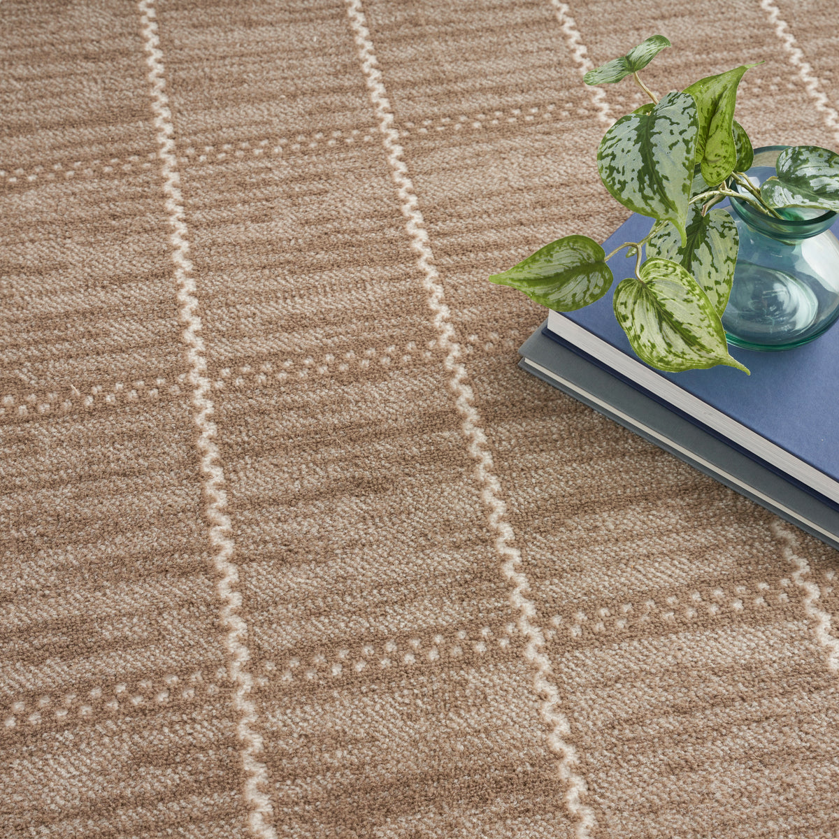 Serenity Home SRH05 Mocha Ivory Rug
