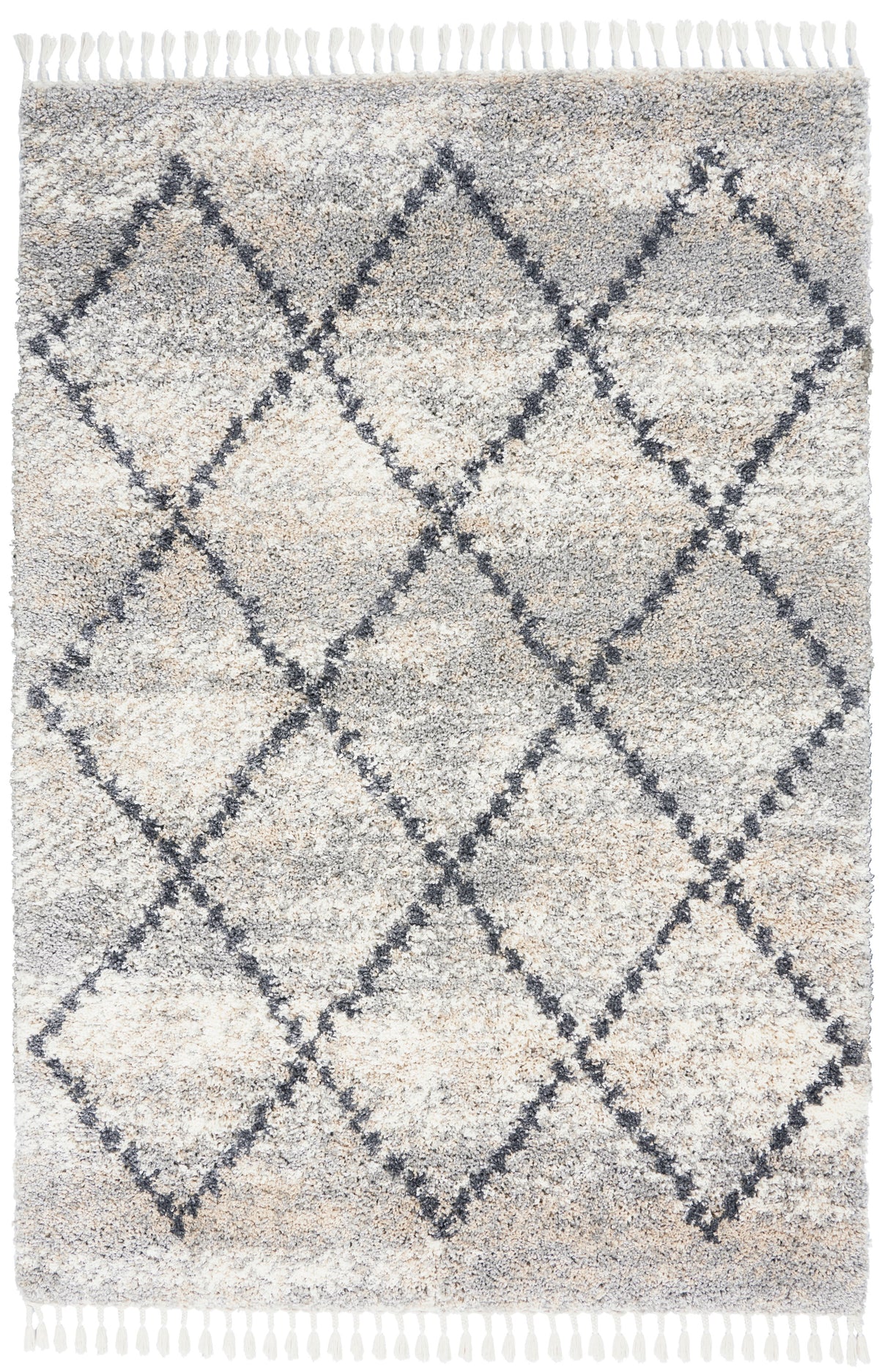Oslo Shag OSL01 Silver Grey Rug
