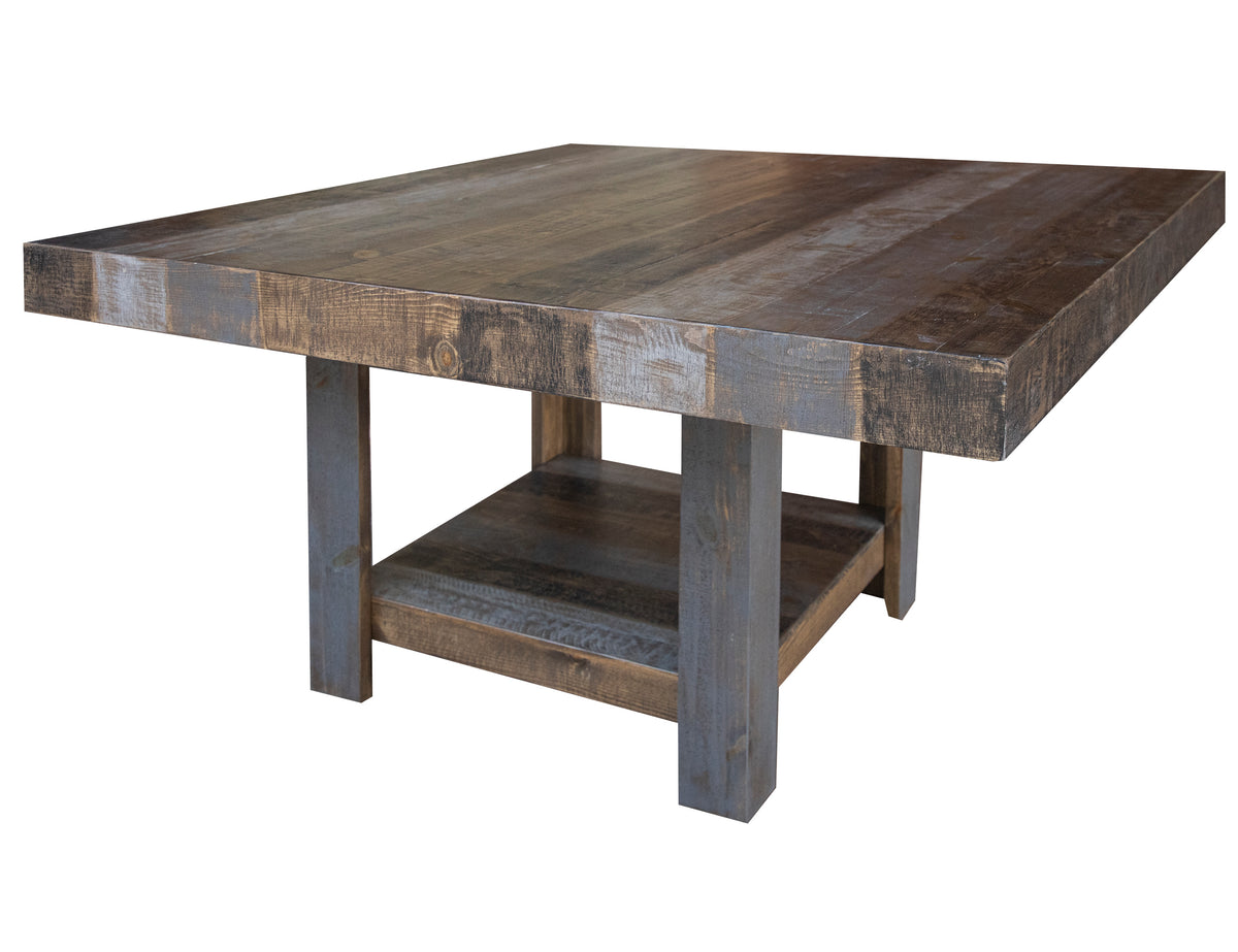 Loft Brown Table, Multicolor, 54" Square Dining