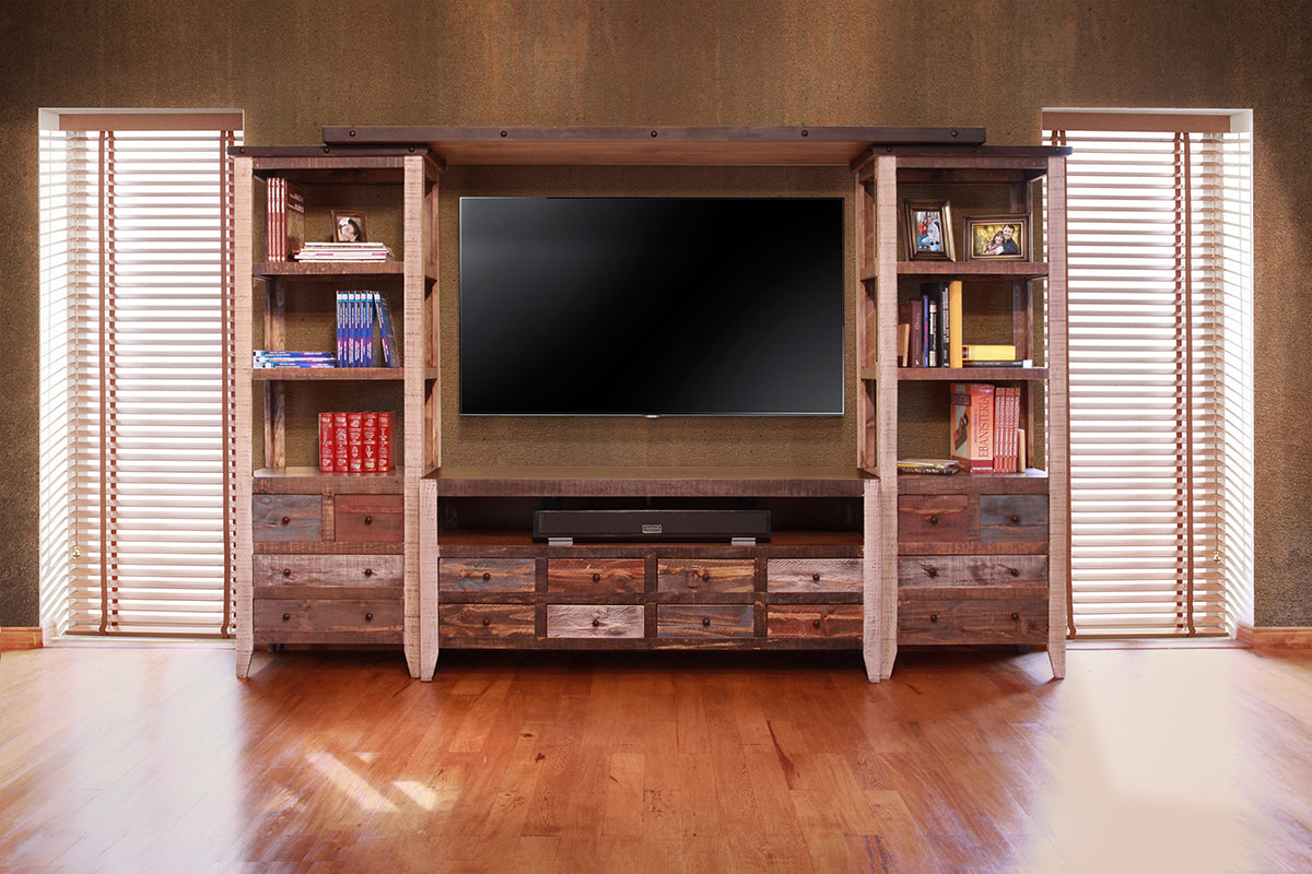 Antique Multicolor Wall Unit