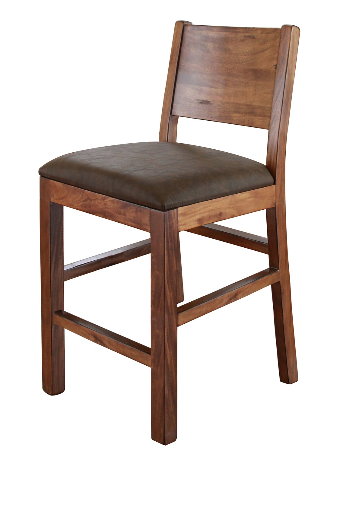 Parota Barstool, Brown, 24"