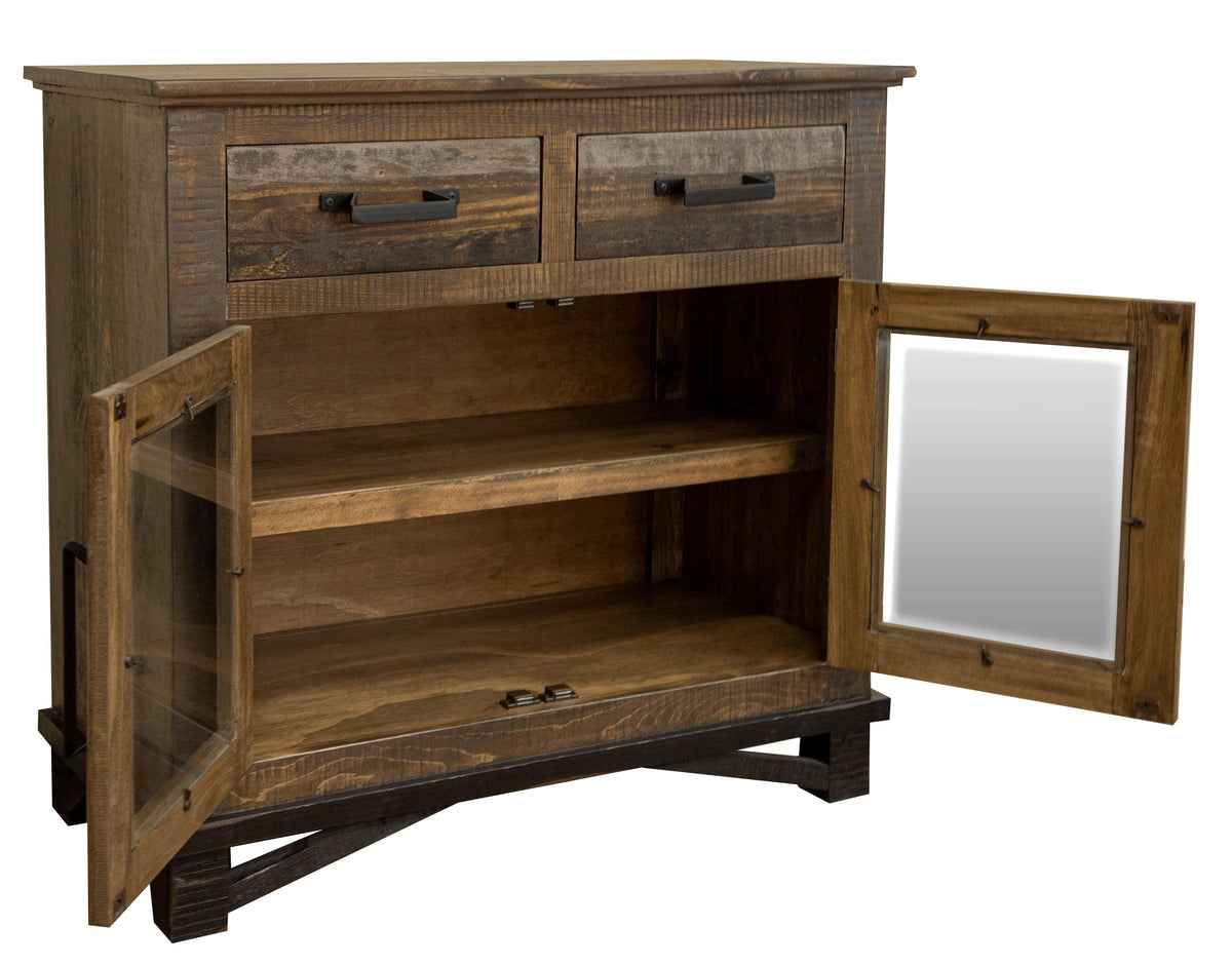 Loft Brown Server, Multicolor, 2 Drawer 2 Doors