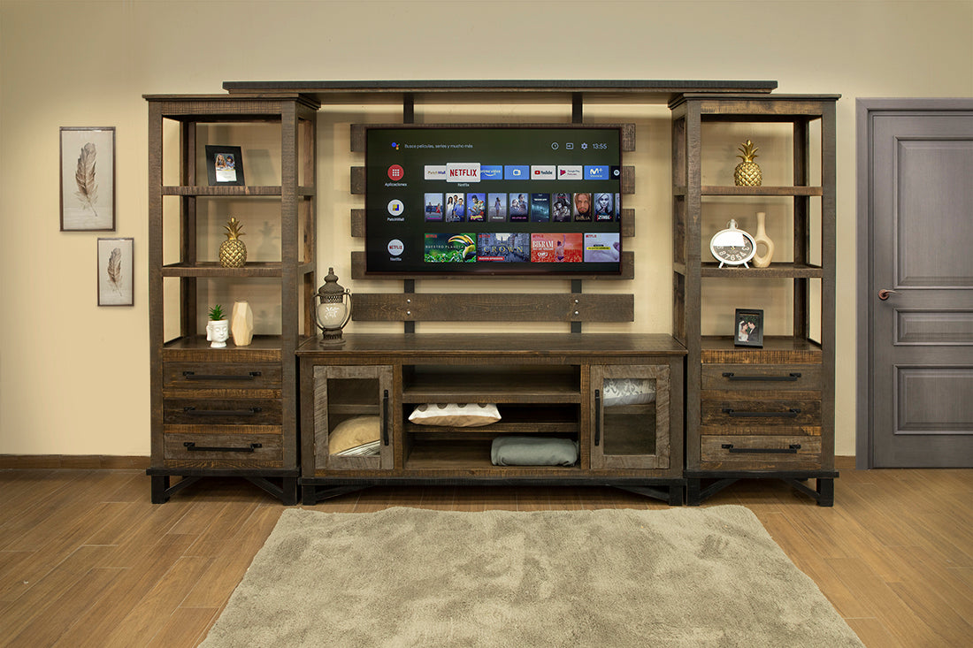 Loft Brown Wall Unit