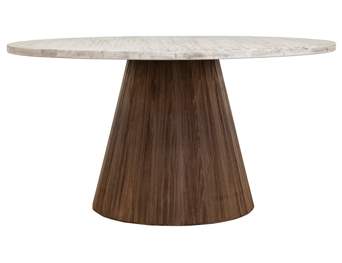 Sahara Round Table, Brown, Table Base Wood