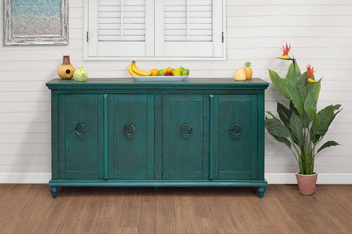 Capri Console, Green, 4 Doors - IFD990CONS-G
