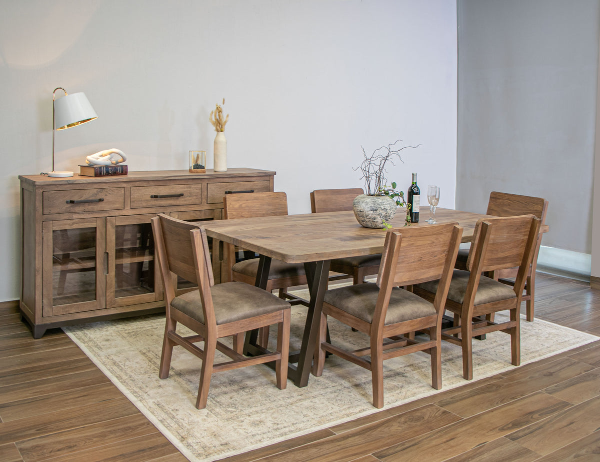Natural Parota Table, Brown, Dining Table Base