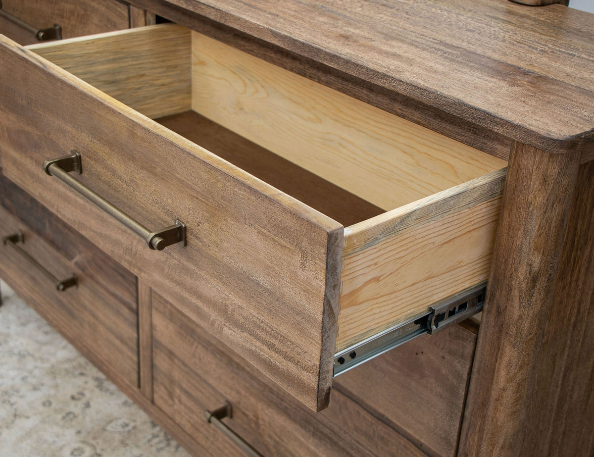Olimpia Dresser, Brown, 6 Drawer