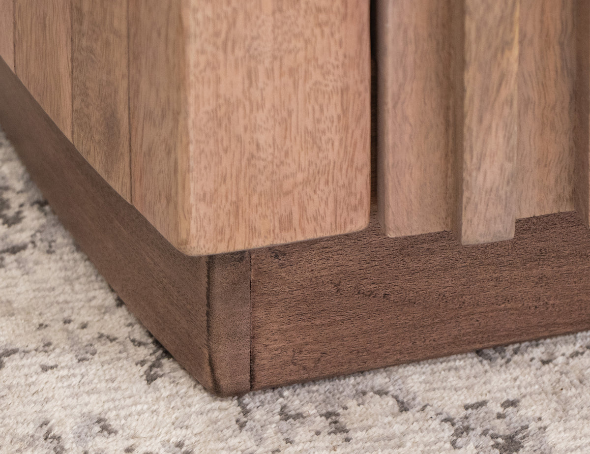 Mezquite Console, Brown, 4 Door