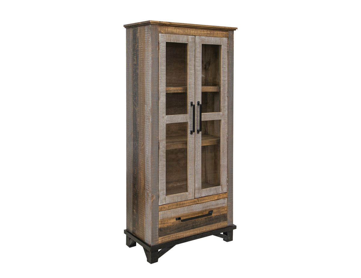 Loft Brown Cabinet, Multicolor, 1 Drawer, 2 Doors