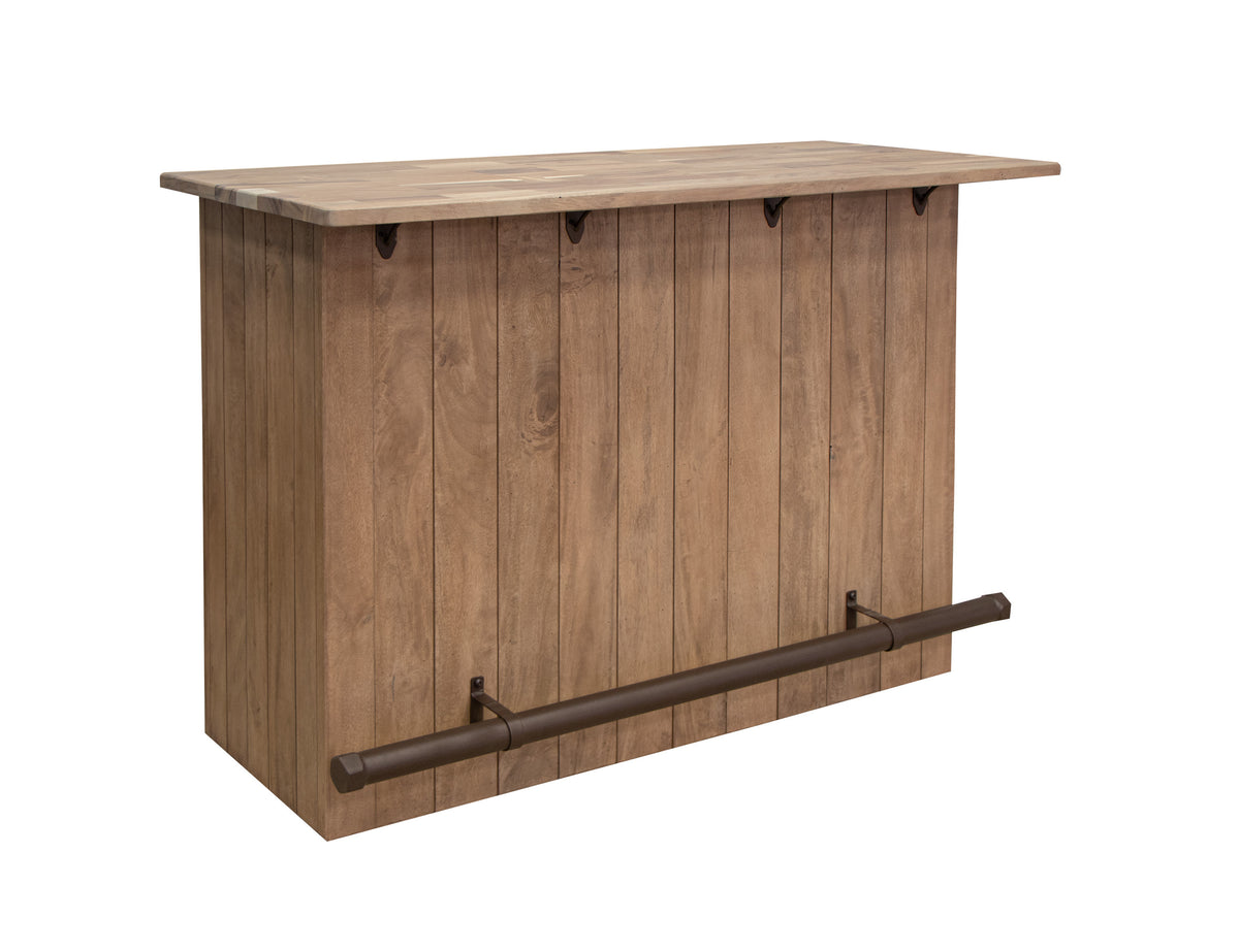 Natural Parota Bar, Brown, 4 Door Wooden