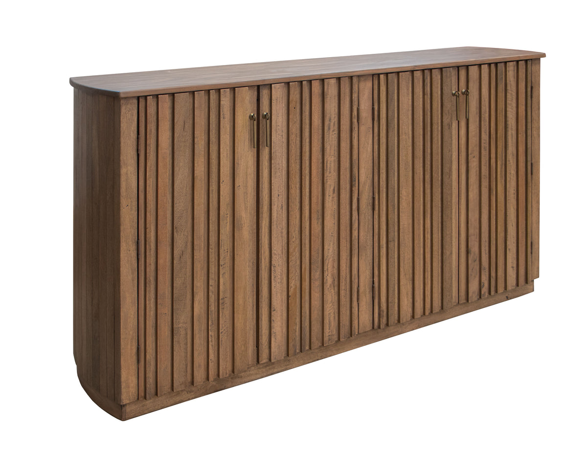 Mezquite Console, Brown, 4 Door