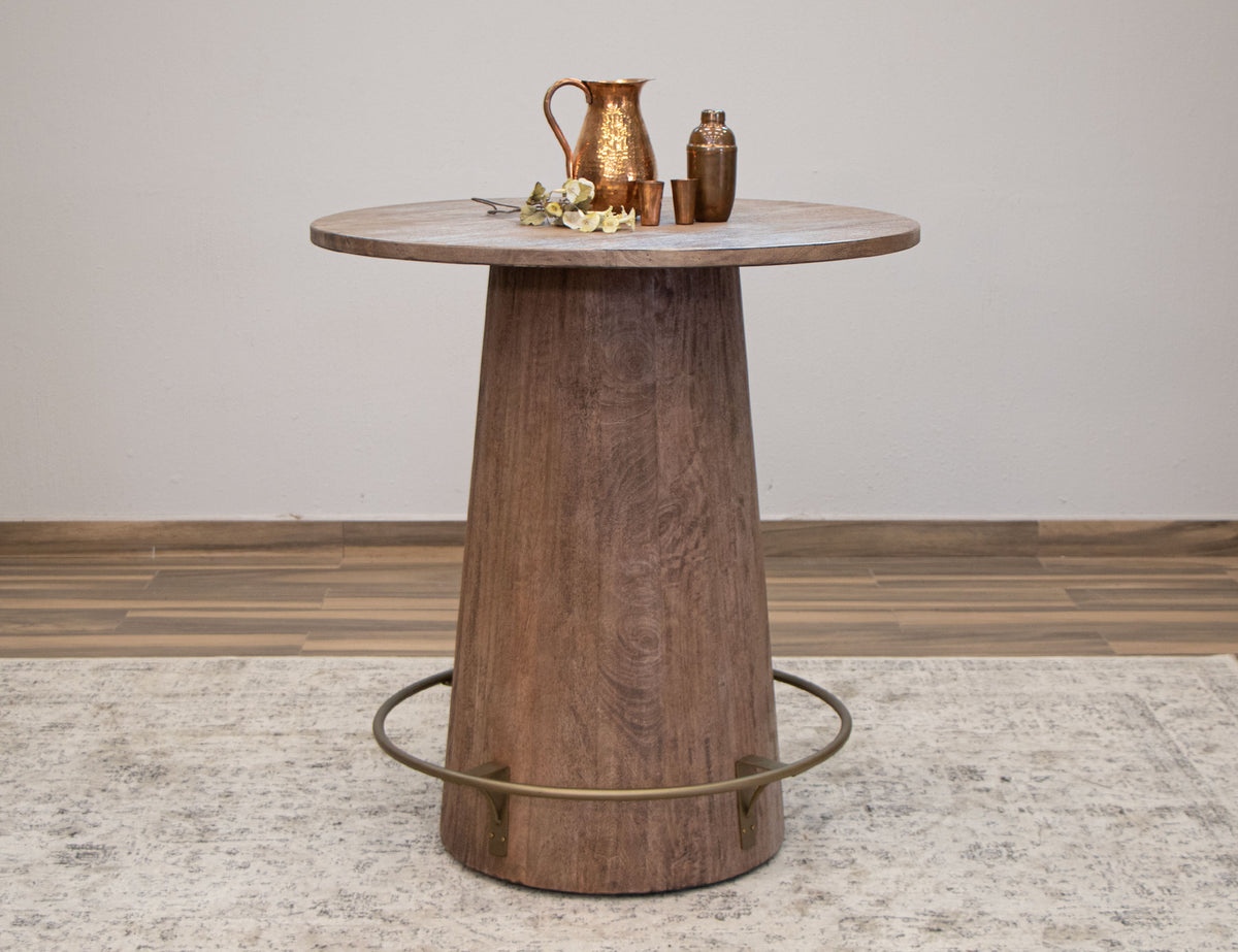 Sahara Bistro Table, Brown, Top
