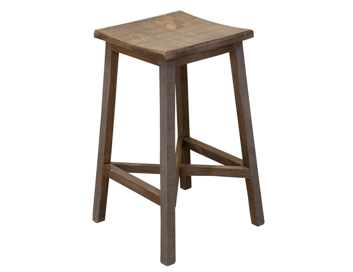 Loft Brown Stool, Multicolor, 30" Wooden